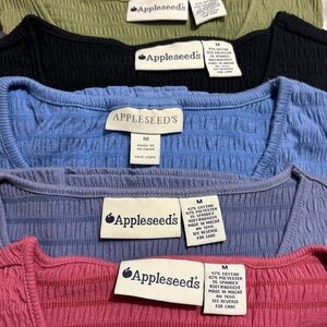 FIVE Appleseeds Tops Tanks & Short-Sleeved